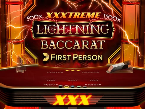 First Person XXXtreme Lightning Baccarat screenshot